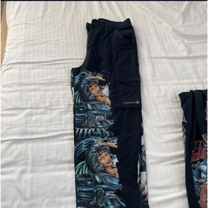 Vintage Screen print Cargo Pants